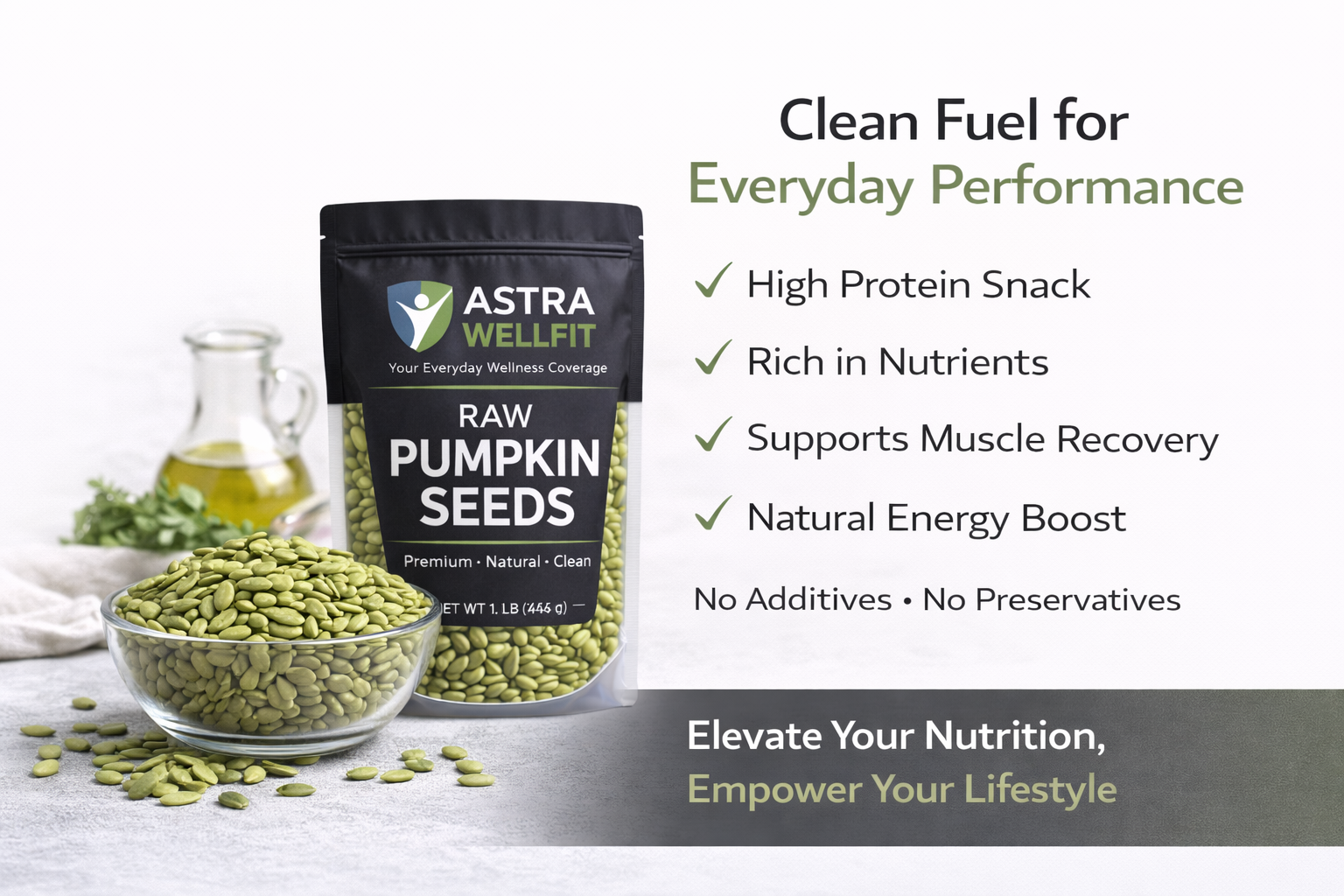 Astra WellFit Raw Pumpkin Seeds – Premium Natural Pepitas (Multiple Sizes) - Image 6