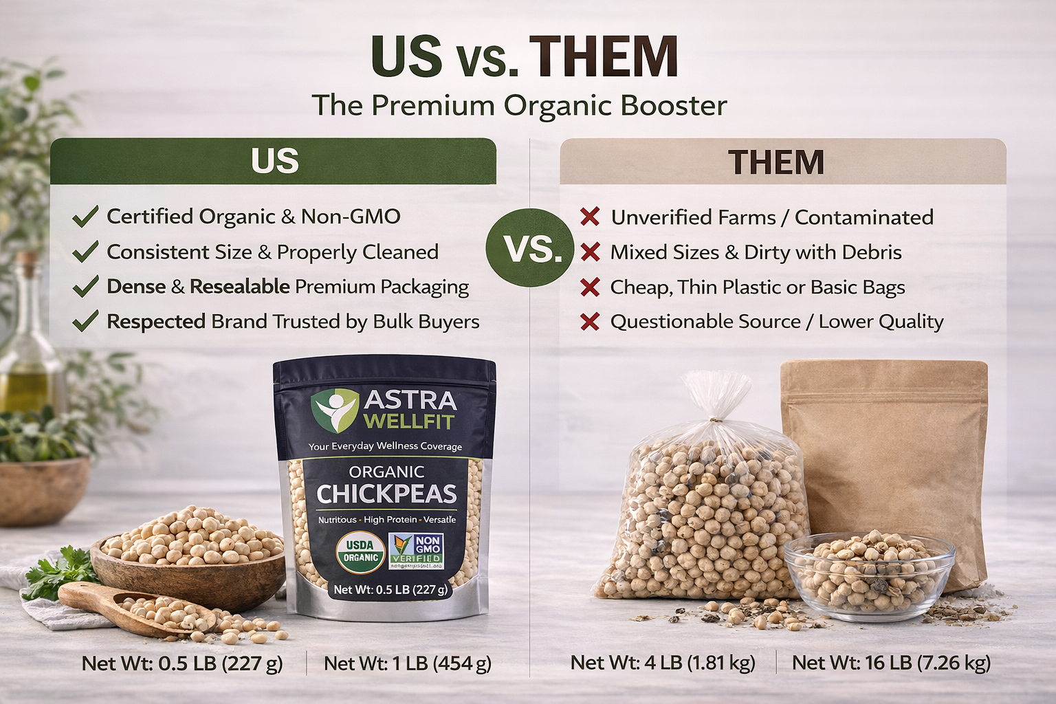 Astra WellFit Organic Chickpeas – Premium Plant-Based Protein Superfood (Multiple Sizes) - Image 3